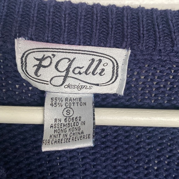 Vintage Multicolored Granny Cardigan P’Galli Designs - small - Picture 4 of 7